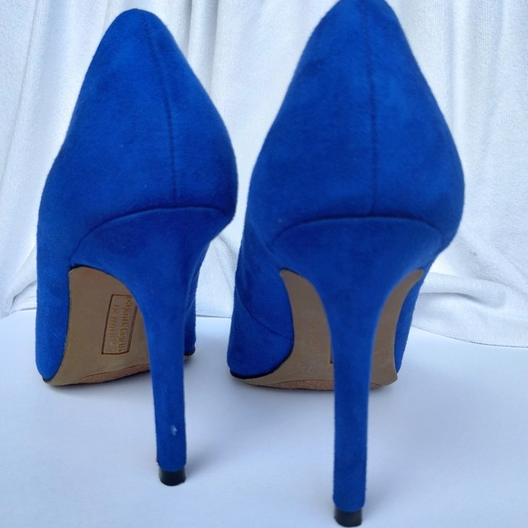 Christian Sirano Blue Heels - Picture 3 of 5